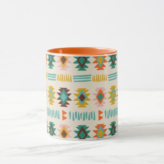 Navajo Native American Pattern Tasse (Zentrum)