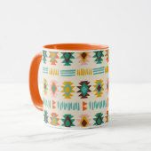 Navajo Native American Pattern Tasse (Vorderseite Links)