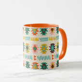 Navajo Native American Pattern Tasse (VorderseiteRechts)
