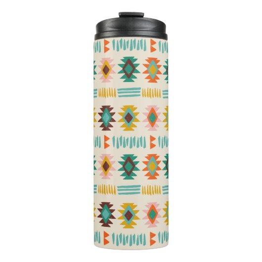 Navajo Native American Pattern Thermosbecher (Vorderseite)