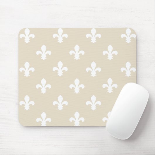 Navajo Neutral Fleur de Lys Mousepad (Mit Mouse)