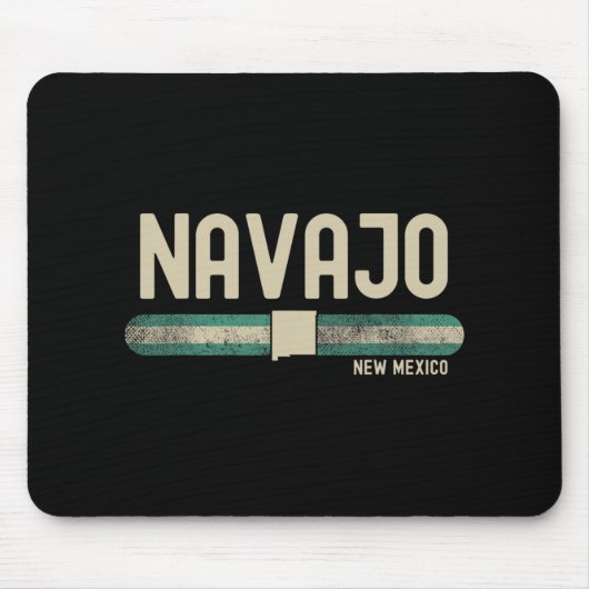 Navajo Nm New Mexico Travel & 80s Style Mousepad (Vorne)