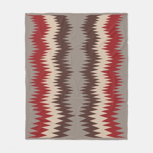 Navajo Pattern -3 Fleece Blanket (Vorderseite)