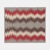 Navajo Pattern -3 Fleece Blanket (Vorderseite (Horizontal))