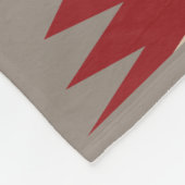 Navajo Pattern -3 Fleece Blanket (Ecke)