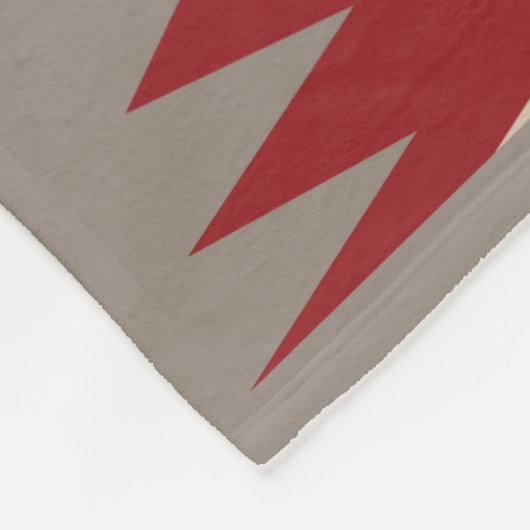 Navajo Pattern -3 Fleece Blanket (Ecke)