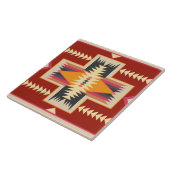 Navajo Pattern -3 Keramik Tile Fliese (Seite)