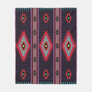Navajo Pattern 7 Fleecedecke