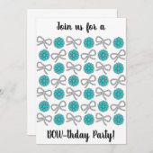 Navajo Pearl Bow Einladung (Vorne/Hinten)