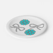 Navajo Pearl Bow Party Teller (Schrägansicht)