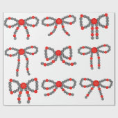 Navajo Pearl Bow Western Wrapping Paper Geschenkpapier (Flach)