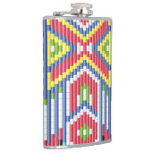 Navajo-Perlen-Design Flachmann (Rechts)