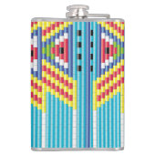 Navajo-Perlen-Design Flachmann (Rückseite)