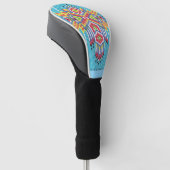 Navajo-Perlenmuster Golf Headcover (angewinkelt)