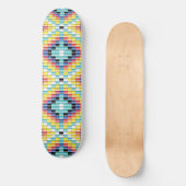 Navajo-Perlenmuster Skateboard (Vorderseite)