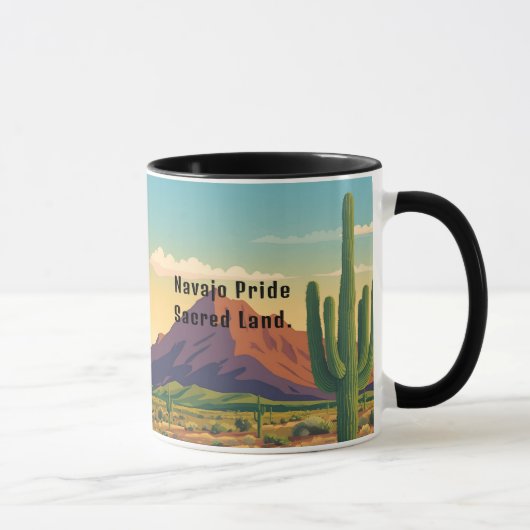 Navajo Pride Typografy Spirit Tasse (Rechts)