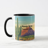 Navajo Pride Typografy Spirit Tasse (Links)