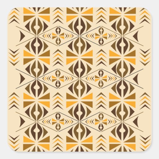 Navajo Quadratischer Aufkleber (Vorderseite)