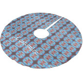 Navajo Rote Felsen Thunder_Cove Polyester Weihnachtsbaumdecke (Schrägansicht)