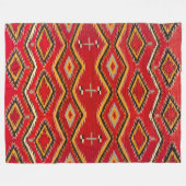 NAVAJO SADDLE BLANKET 1910 REPRINT FLEECEDECKE (Vorderseite (Horizontal))