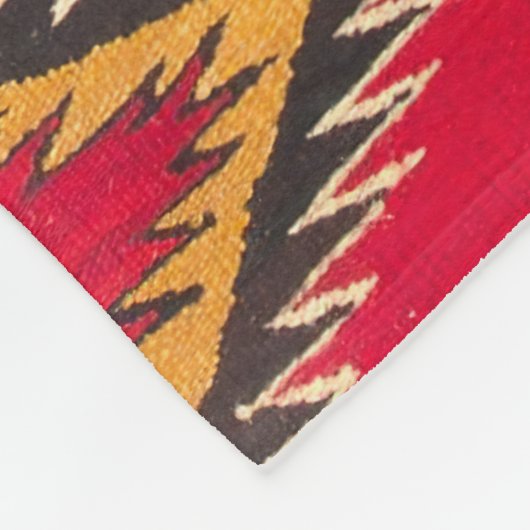 NAVAJO SADDLE BLANKET 1910 REPRINT FLEECEDECKE (Ecke)