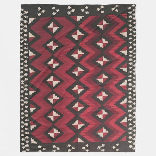 NAVAJO SADDLE BLANKET REPRINT FROM 1920 FLEECEDECKE (Vorderseite)