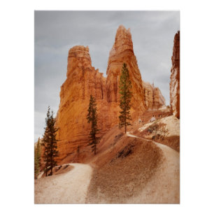 Navajo-Schleifen-Spur, Bryce Schlucht Poster