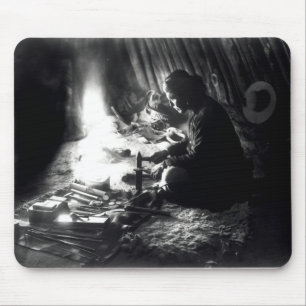 Navajo-Silberschmied, c.1915 Mousepad