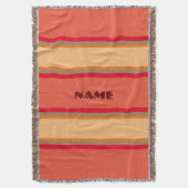 "Navajo" Stil Fleece Kruge Blanket Decke (Vorderseite Vertikal)