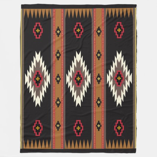 Navajo Style Blanket Fleecedecke (Vorderseite)
