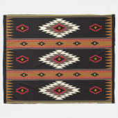 Navajo Style Blanket Fleecedecke (Vorderseite (Horizontal))