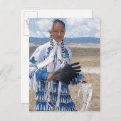 Navajo-Tänzer Postkarte (Vorne/Hinten)