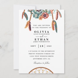 Navajo Traditionelle Hochzeitseinladungen Einladung