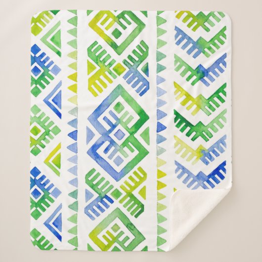 Navajo-Tribut: Majestät des Wasserfarbstamms Sherpadecke (Vorderseite)