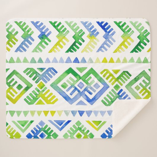 Navajo-Tribut: Majestät des Wasserfarbstamms Sherpadecke (Vorderseite (Horizontal))