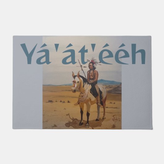 Navajo, von Gary Poling Fußmatte (Vorderseite)