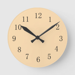 Navajo White Kitchen Wall Clock Runde Wanduhr