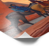 Navajos in einem Canyon, 1945 von Maynard Dixon Fotodruck (Ecke)