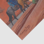 Navajos in einem Canyon von Maynard Dixon Seidenpapier (Detail)