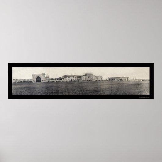 Naval Academy Gebäude Foto 1909 Poster (Vorne)