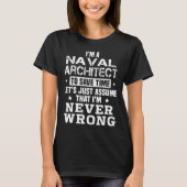 Naval Architect T-Shirt (Vorderseite)