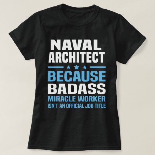 Naval Architect T-Shirt (Design vorne)
