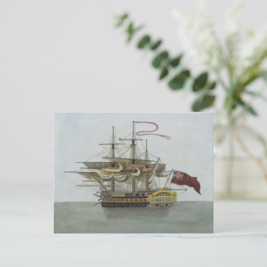 Naval Battleship Postkarte (Stehend Vorderseite)