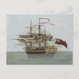 Naval Battleship Postkarte