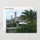 Naval Dockyard Postkarte (Vorne/Hinten)