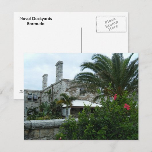 Naval Dockyard Postkarte (Vorne/Hinten)