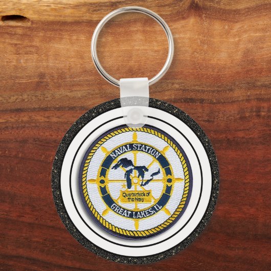 NAVAL STATION DER Great Lakes Schlüsselanhänger (Vorderseite)