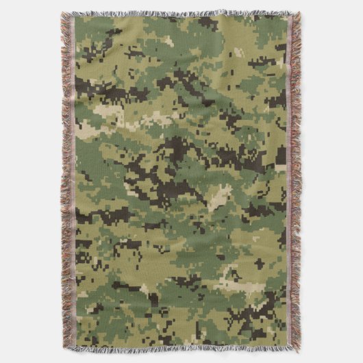 Naval Woodland Camouflage Decke (Vorderseite Vertikal)