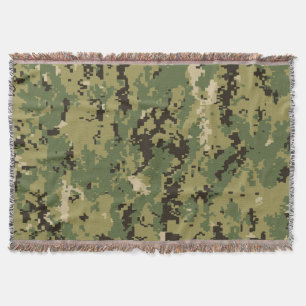 Naval Woodland Camouflage Decke