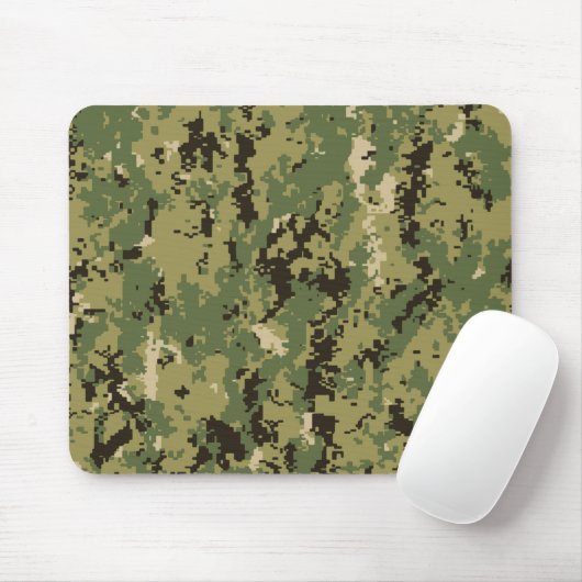 Naval Woodland Camouflage Mousepad (Mit Mouse)
